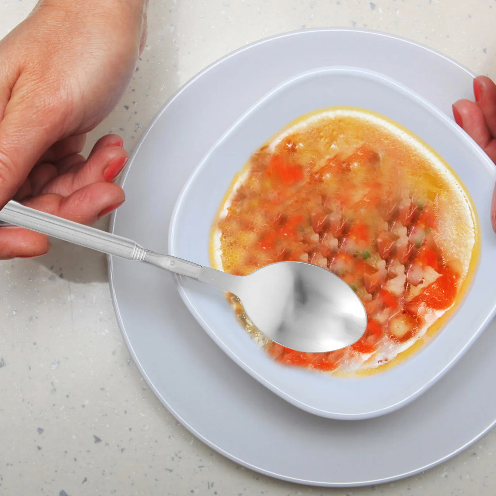 

Telescopic Stainless Steel Extendable Fork Spoon Travel Utensils Camping Backpacking Portable Reusable Cutlery Set