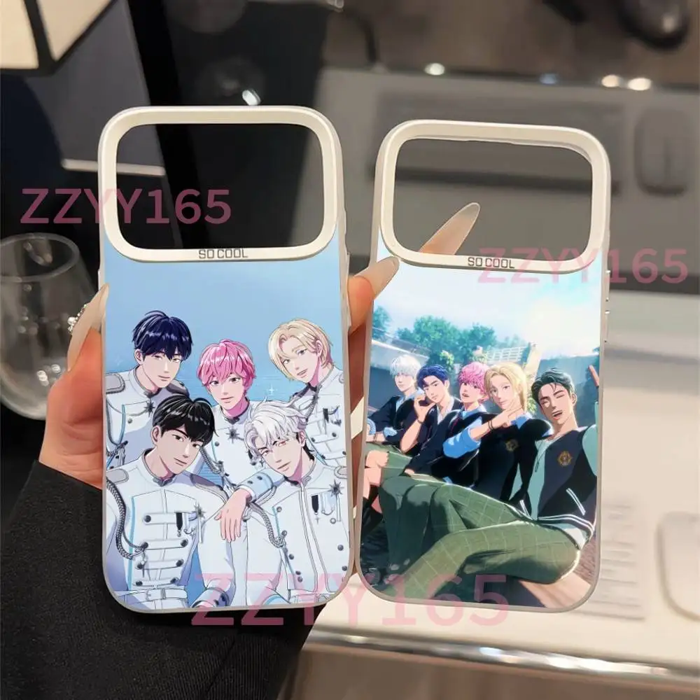 

P-Plave Caligo White Matte Finish,Fingerprint Proof Phone Case For iPhone 17,16,15,14,13,12,X,8,Pro,Max,Plus,SE4,Air,Mini