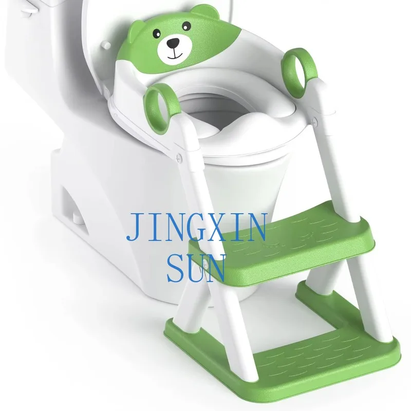 Upgrade Toddler Toilet Seat for Kids Boys Girls  2 in 1 Potty Training Toilet Splash Guard Anti-Slip Pad Step Stool
