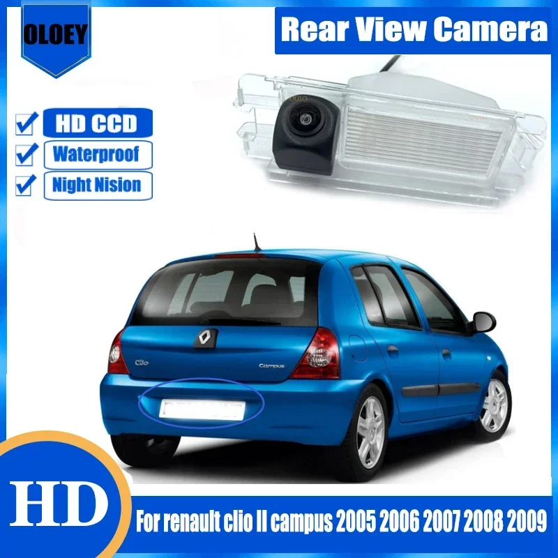 HD rear camera For renault clio II campus 2005 2006 2007 2008 2009 Night vision / waterproof Backup Parking Reversing Camera