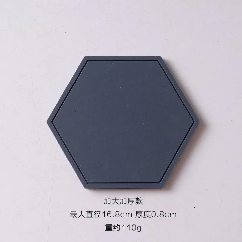 سداسية سيليكون العزل الحراري وسادة أدوات المائدة عبر الحدود وعاء وسادة مكافحة السمط سطح المكتب وسادة واقية مقاومة للحرارة #5