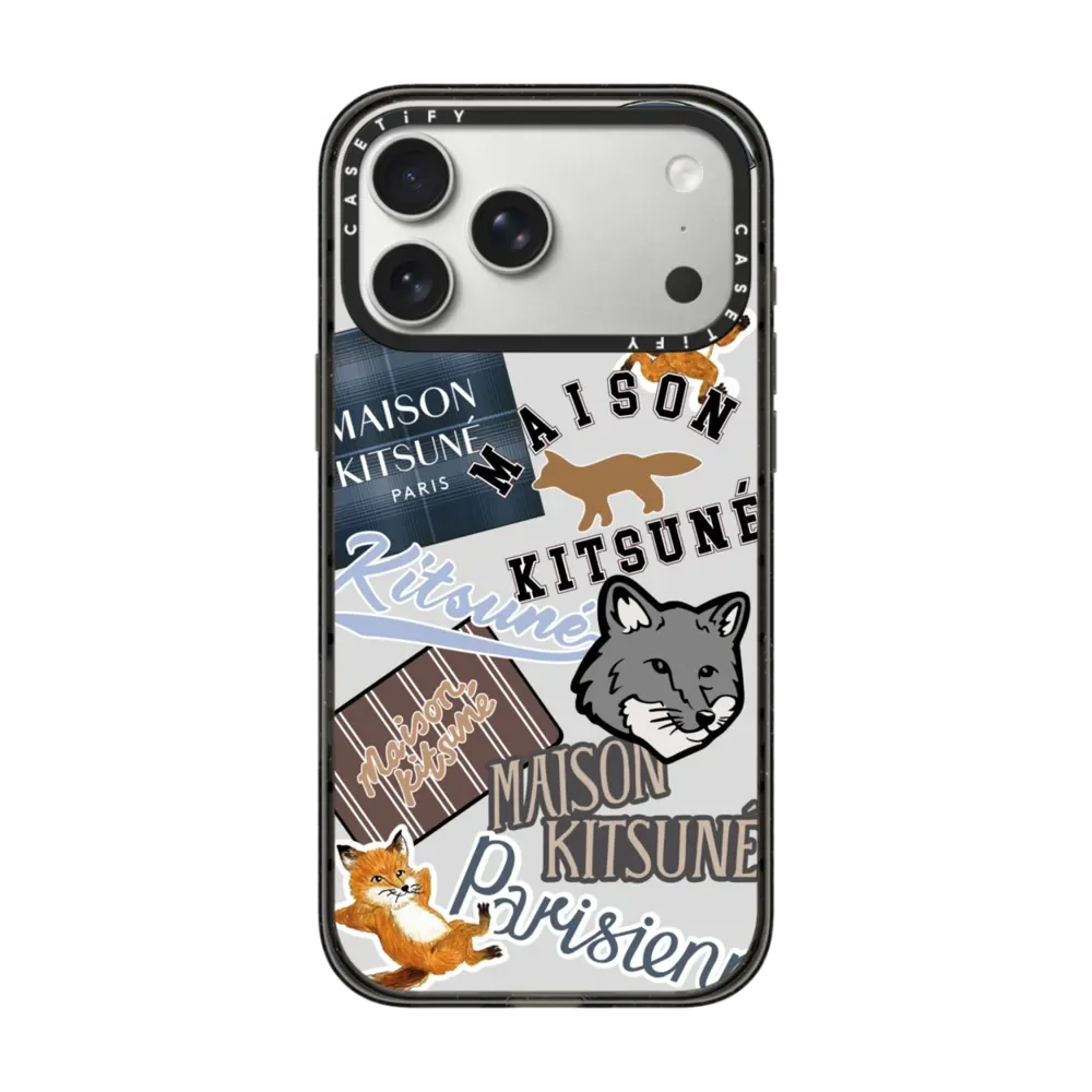 CASETiFY Maison Kitsuné Series Fox Logo Magnetic Drop-proof Case