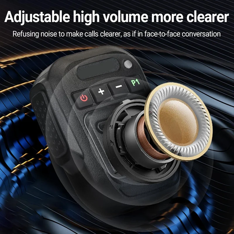 

Беспроводной Bluetooth-микрофон, ручной динамик, микрофон Type-C для UV-5R 5RH UV-K5 K6, аксессуары для радиолюбителей-ABHG