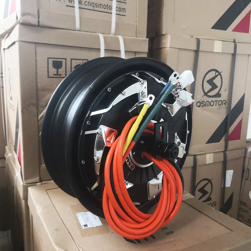 12 10 Inch Power Saving Motor 48-96V High Power 3000W 5000W Wheel Motor