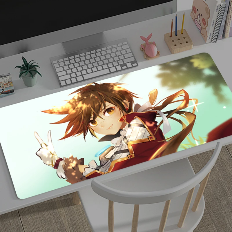 Gaming Mousepad O-overwatch Tracer Anime Mouse Mat Office Gamer Computer Mouse Pad HD Print Big Desk Mat PC Anime game Mousepad