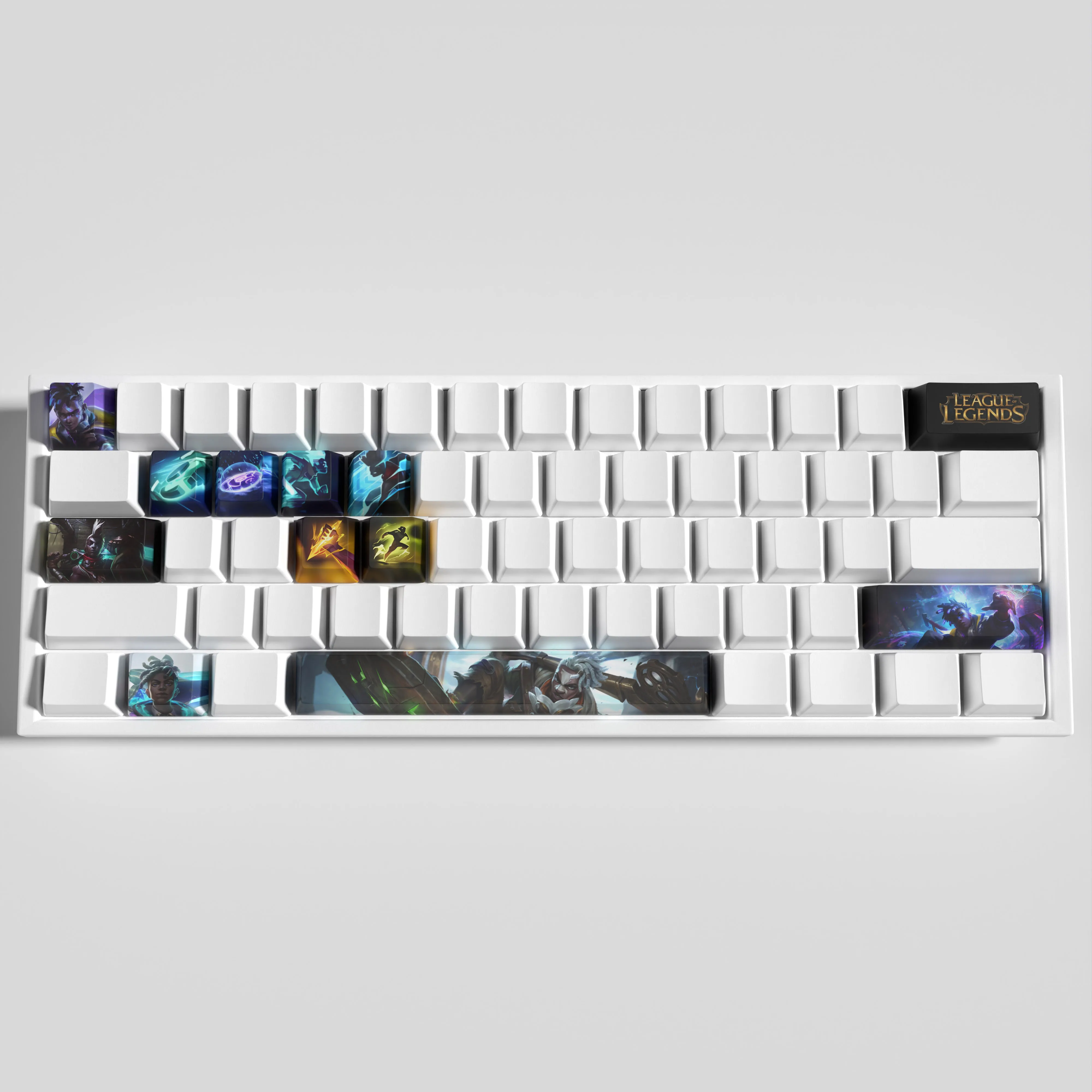 ekko keycaps League of Legends keycaps  game keycaps OEM Profile 12keys PBT dye sub keycaps