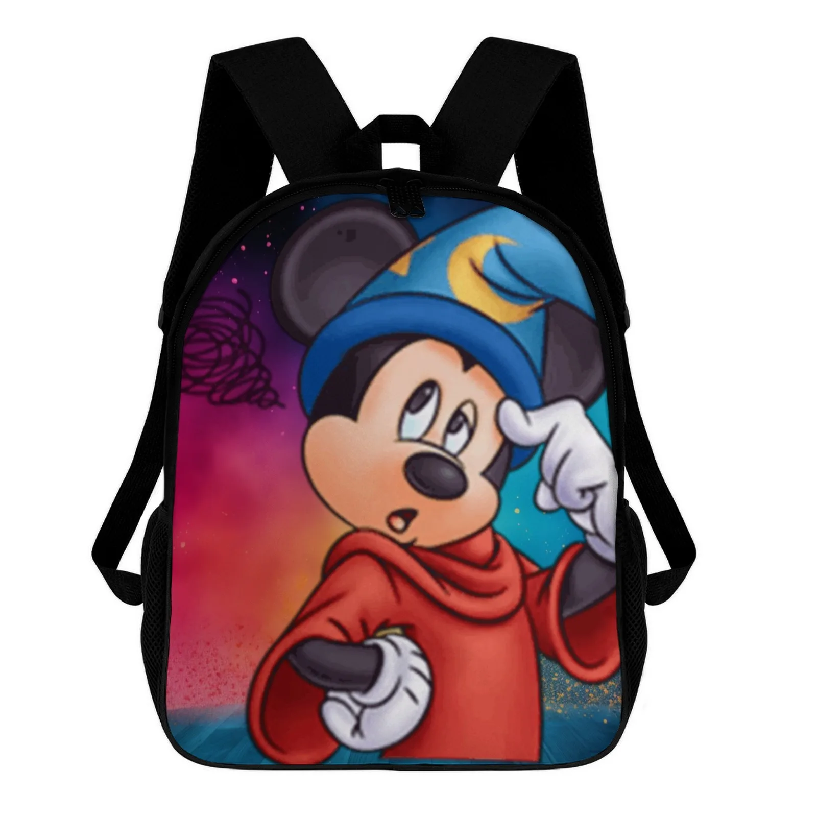 

Mickey Mouse Backpack Printed Zipper Backpack Book Bag Bags For Girls 12 Inch School Backpack Bag