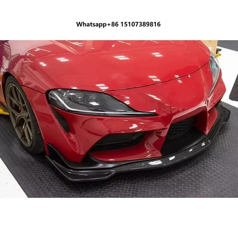 New Dry Carbon Fiber Front Bumper Lip for GR for A90 A91 2019-2025 MKV MK5 Front Lip