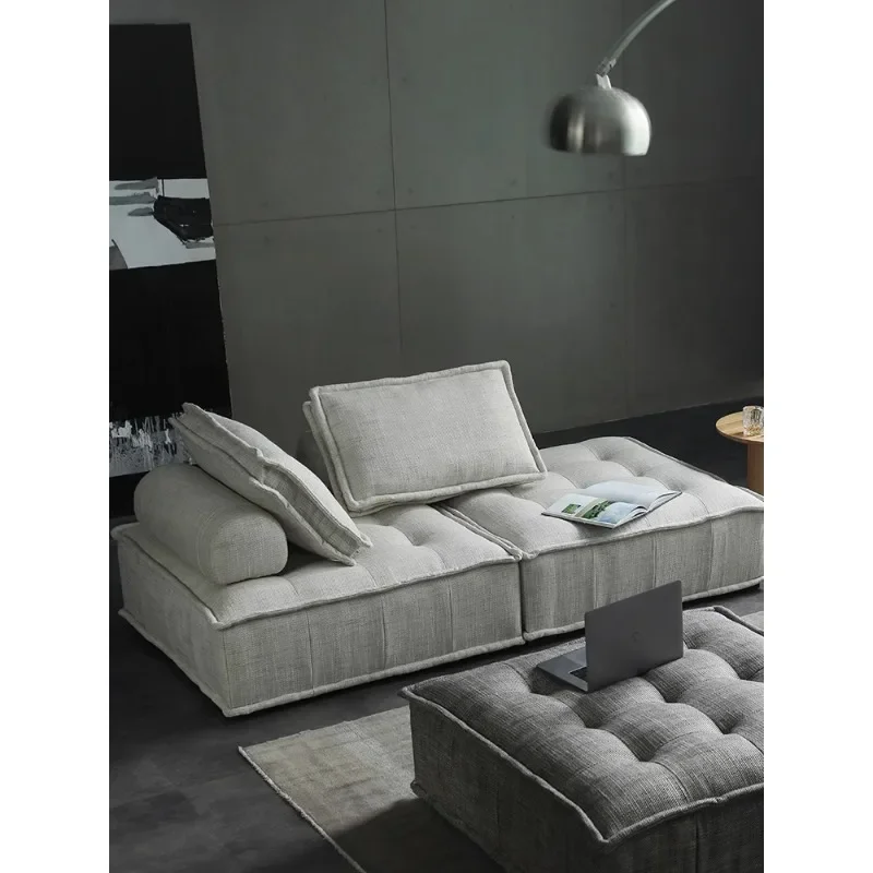 

Modular combination square sofa, retro medieval sofa