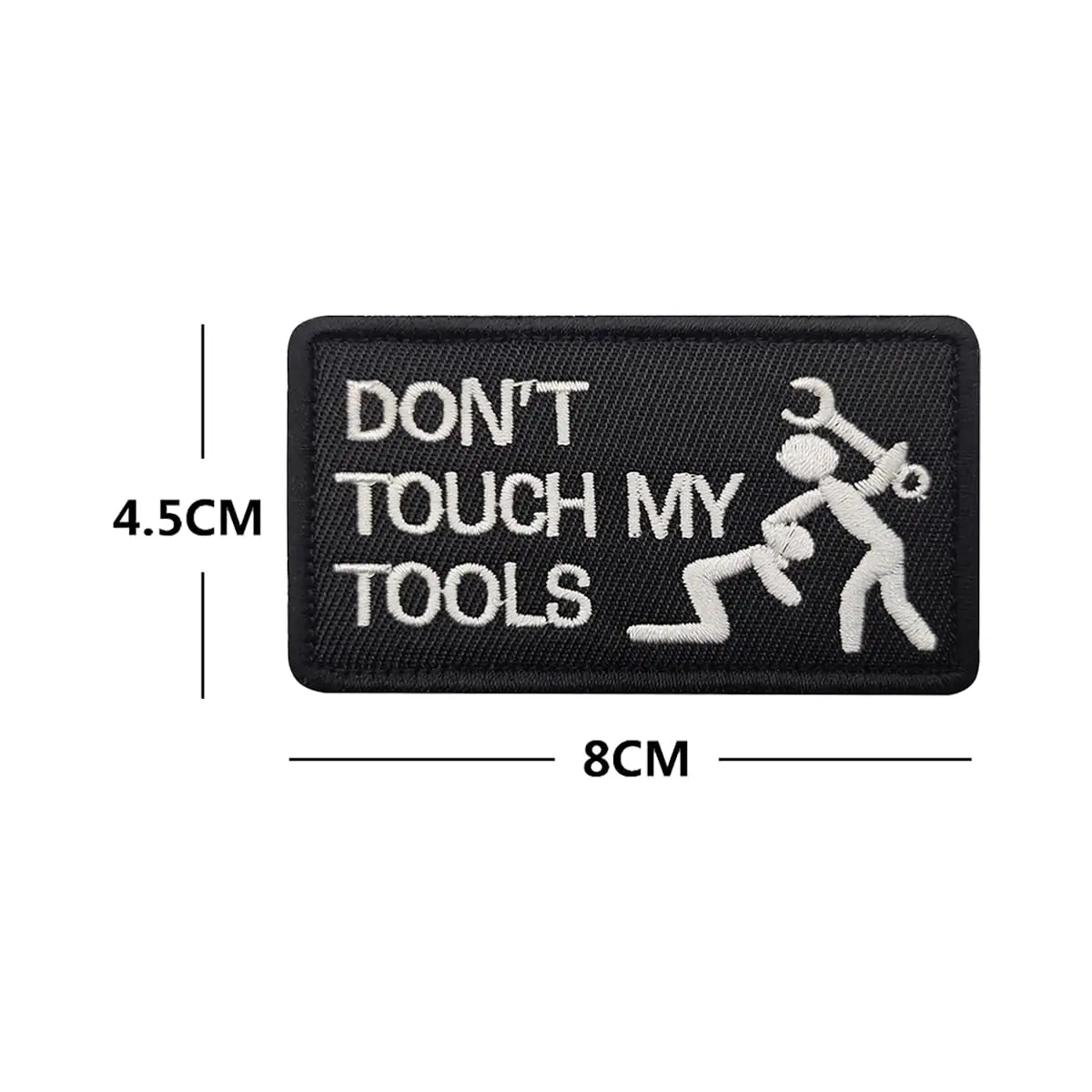 Funny Cartoon Hook&Loop Patches Don't Touch Tactical Accessory Pound Town Morale Badges Embroidery Patch Velcro Badge