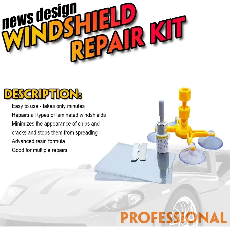 Windshield Repair Fluid New Upgrade Car Cracked Glass Restore DIY Auto Window Scratch Fix Glass Care No Trace Car Accessories
