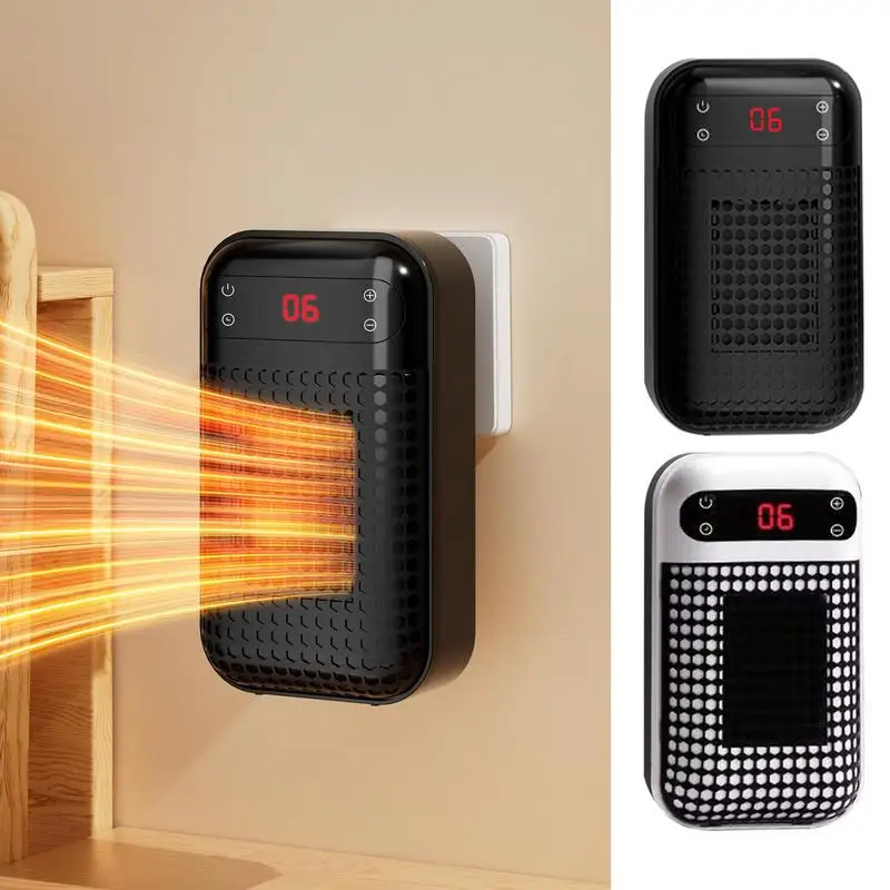 

Electric Wall Heater Plug-in Portable Radiant Space Heater 500W Energy-Saving Radiant Space Warmer Wall Outlet Electric Heater