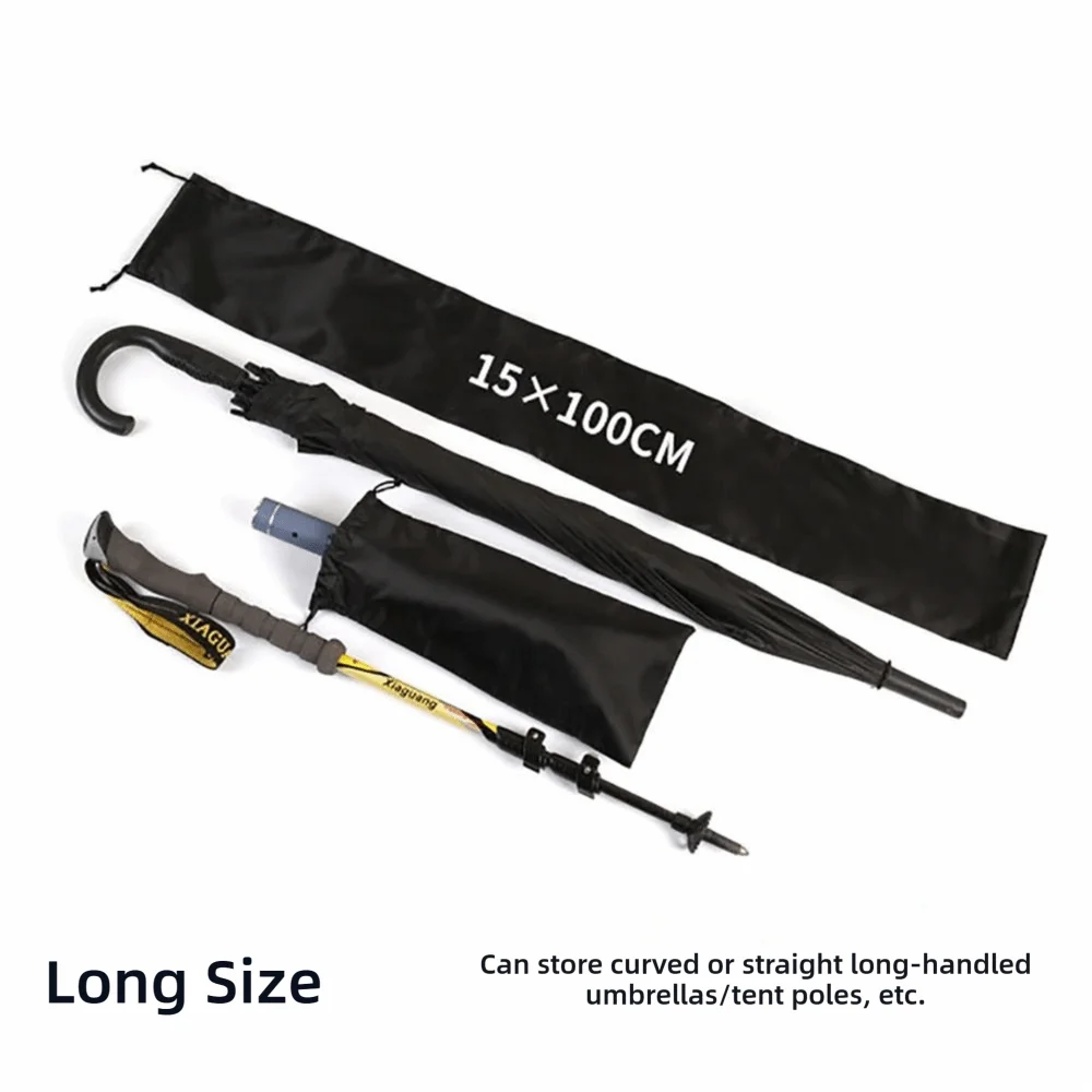 Travel Bag Nylon Storage Bag Waterproof Extra Long Travel Organizer Black Home Organizer