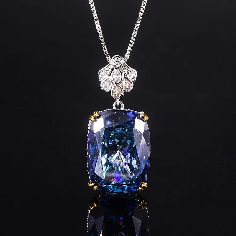 

2024 New Copper Bottom Gold-plated Simulation Bird's Nest Cut Color Treasure Color Simple Temperament Pendant 15 * 20