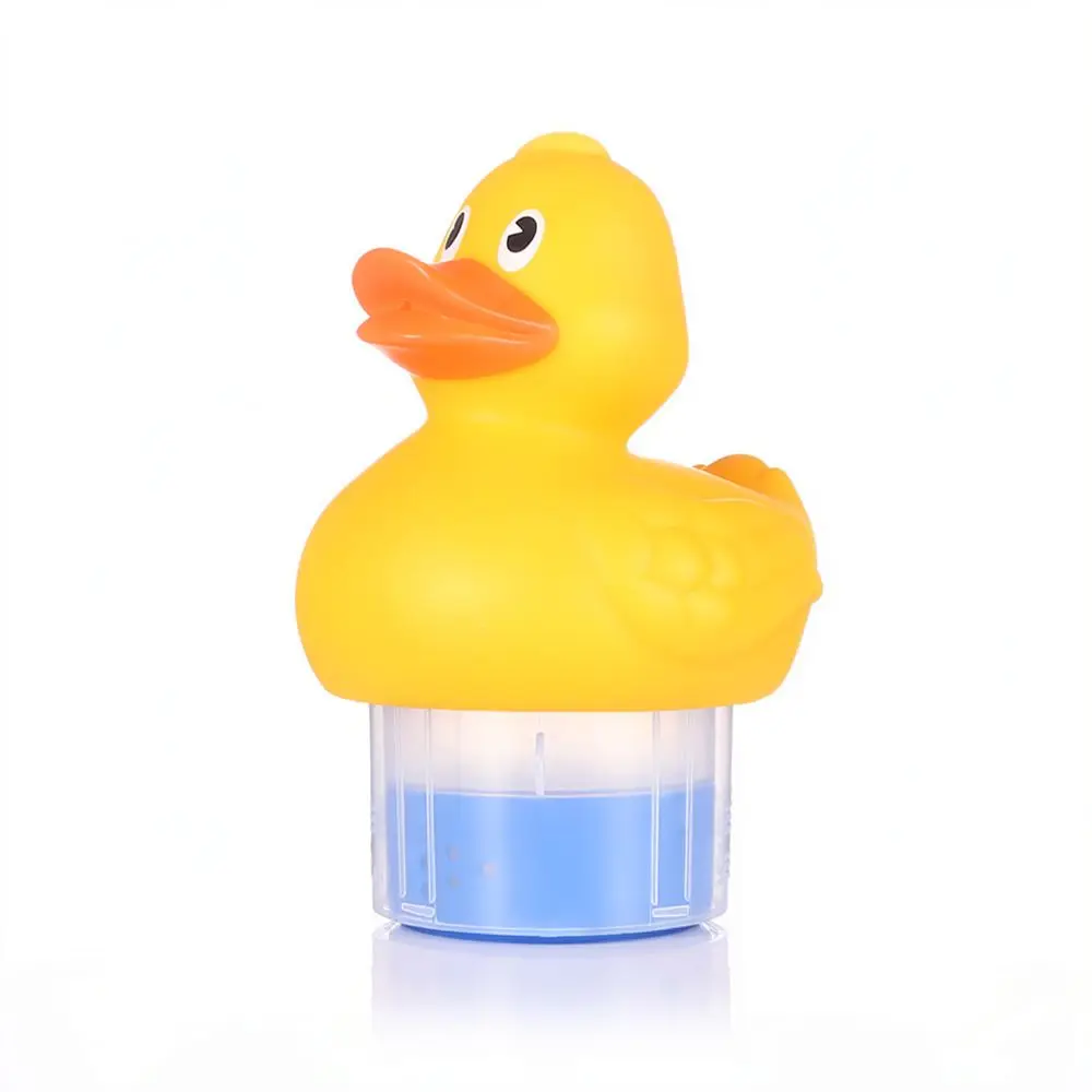 Automatic Floating Chlorine Tablet Holder Duck Design For Swimming Pool Spa Hot Tub Water Purification Accessory