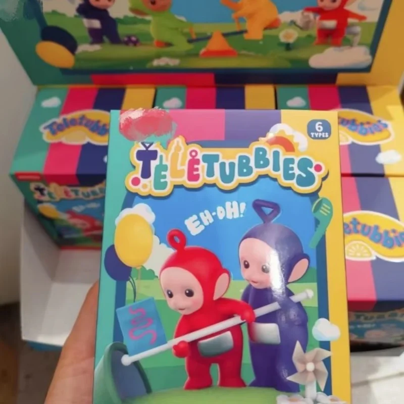 ของแท้จากมินิโซ เทเลทับบี้ส์ เบบี้ เทเลทับบี้ส์ ฟิกเกอร์กล่องสุ่ม ของเล่นเด็กสร้างสรรค์ ของขวัญเซอร์ไพรส์ ของตกแต่งรถยนต์