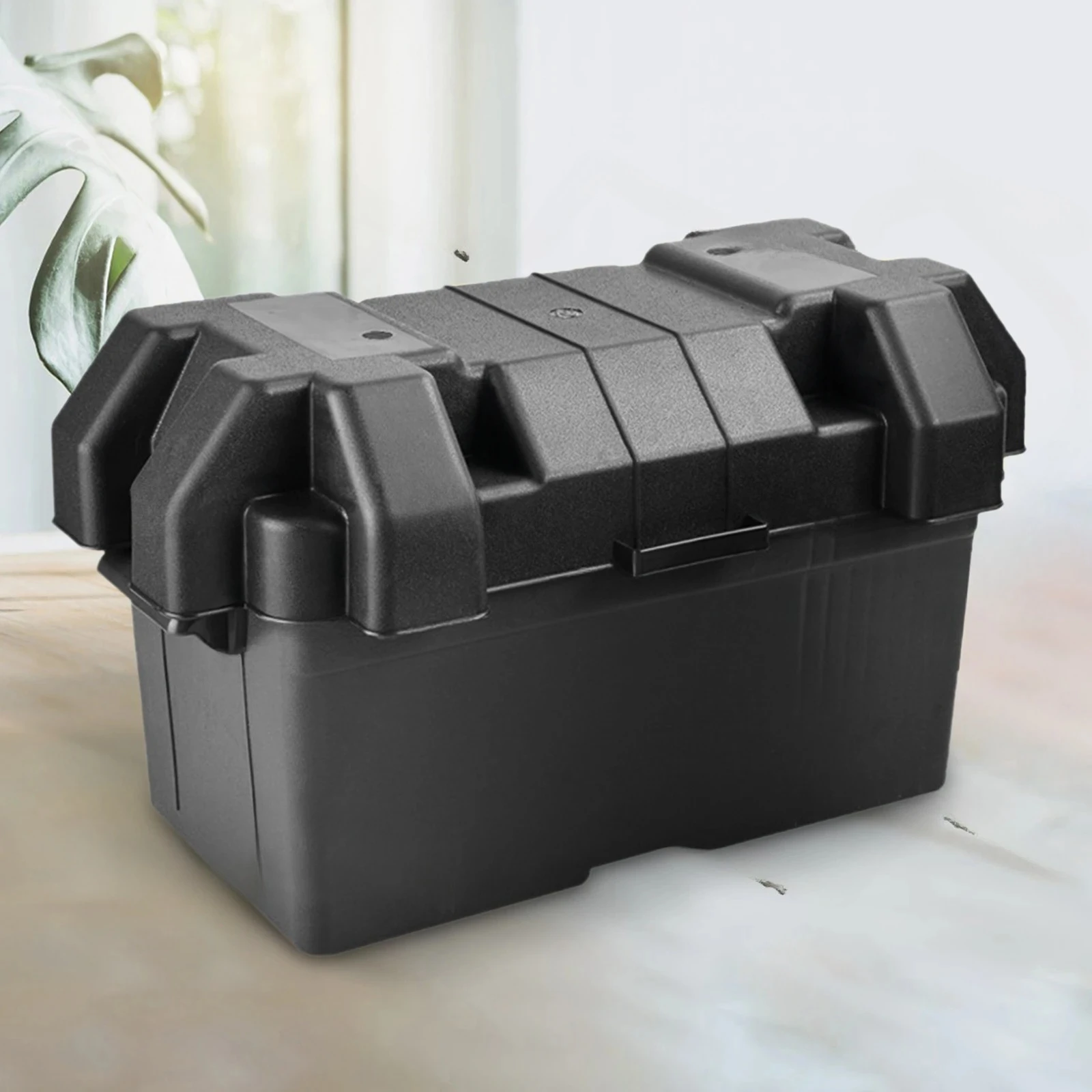 Factory Direct 2026 Lightweight Multifunctional Battery Storage Box Waterproof Carry Case With Shoulder Strap Automotive Boat Ou