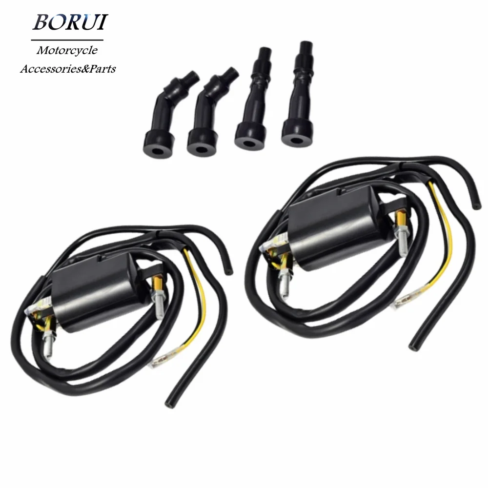 2Pcs Motorcycle Performance Parts Ignition Coil Ignite System Unit For SUZUKI GS550 GS750 GS850 GS1000 1977-1979 33410-45012
