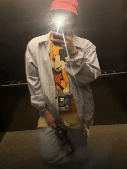 

Свободные повседневные длинные пальто в синюю полоску с принтом Ba и буквами Sweet Sle, уличная одежда Fem, весенне-осенний свитер, верхний...