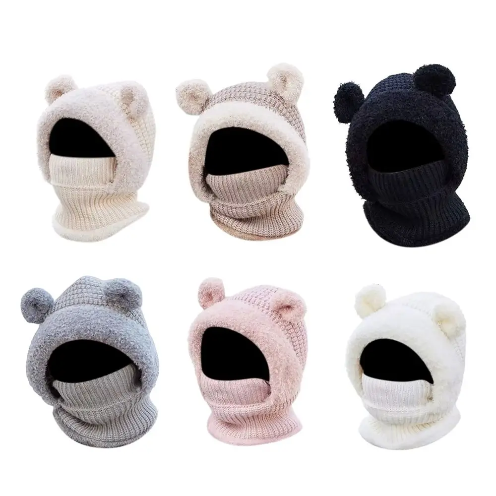 

New Woolen Winter Hat Ear Protection Adjustable Balaclava Hat Windproof Neck Warmth Cover Winter