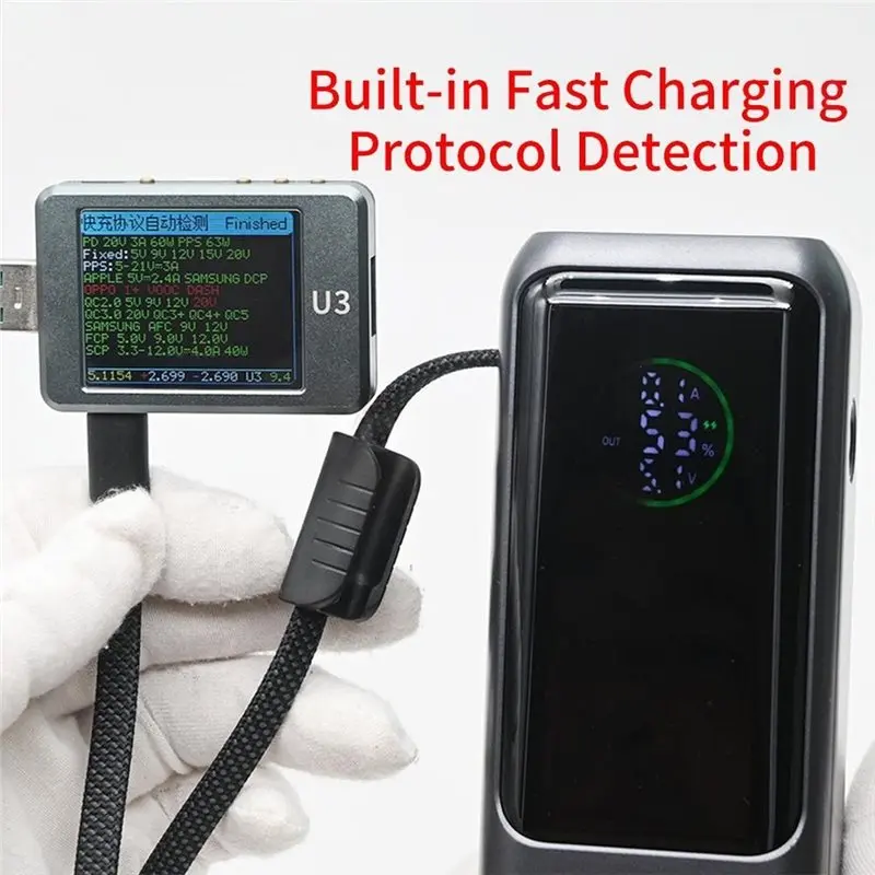 FEDI-Multi-Device Charging DIY Kit 4-Cell 21700 Battery Case Type C USB Ports For Multi-Device Charging