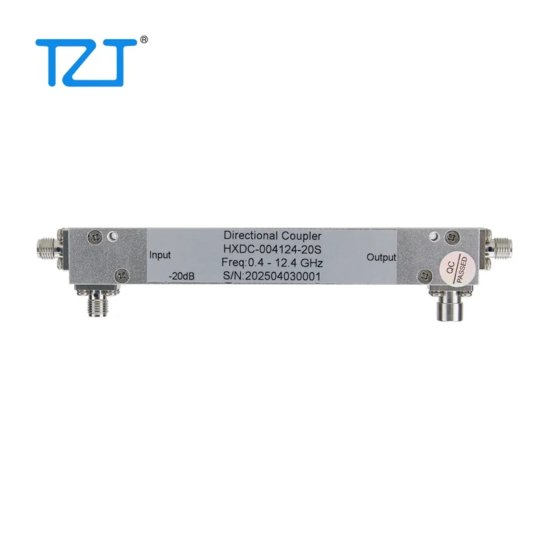 TZT HXDC-004124-20S 0.4-12.4GHz RF Microwave Broadband 20dB Directional Coupler w/ SMA Female Connector