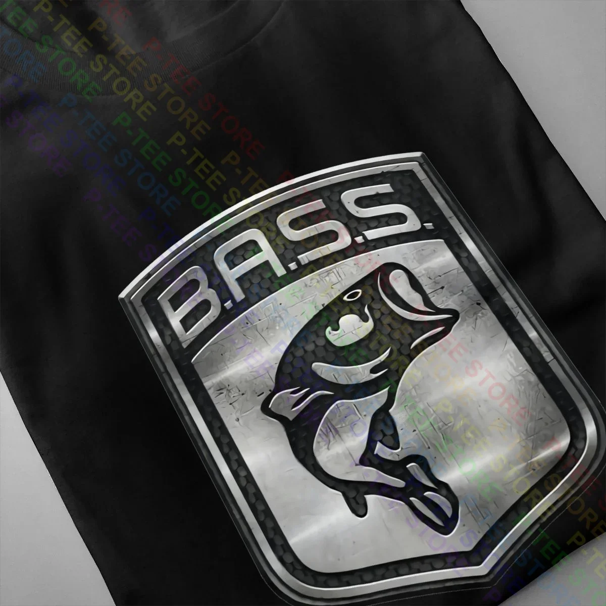 Bassmaster-Unisex Bass Fishing Logo T-Shirt, Metal, Hip Hop, Todo o Jogo, Legal