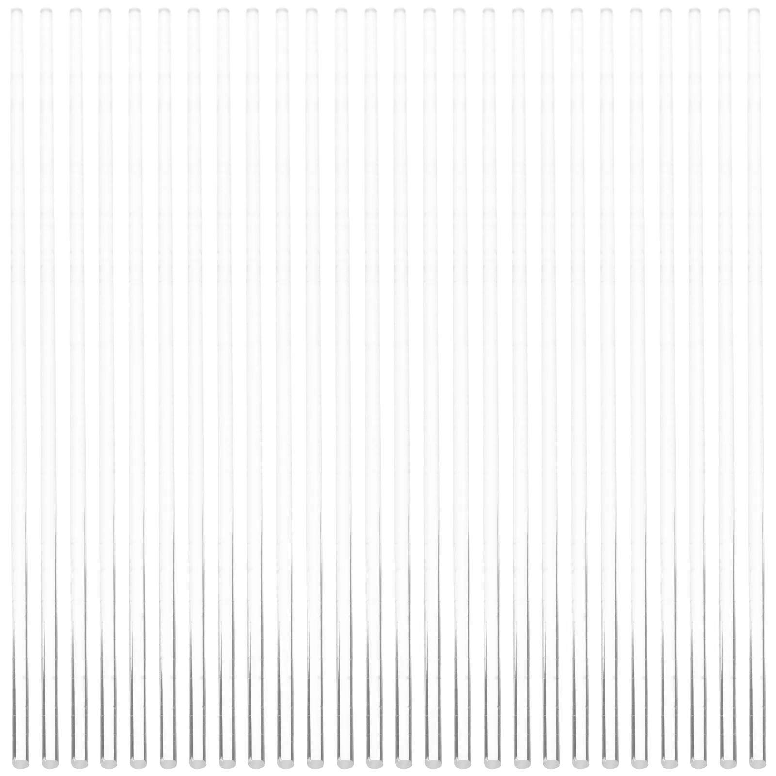 

35 шт. акриловых опорных стержней, прозрачные, круглые, 3 мм, для поделок, глиняных фигурок, украшения тортов, DIY-проектов, улучшения оформления витрин