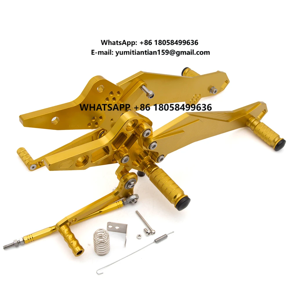 

CNC Aluminum Sportbike Rearset Rear Set Foot Pegs Adjustable Pedal Footrest Fit for Kawasaki Z800