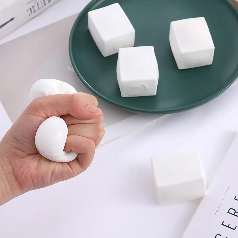 كرات الضغط اللطيفة من التوفو، ألعاب حسية لتخفيف التوتر، ألعاب متململة، كرة عجينة إسفنجية، هدايا لأفضل هدية #3