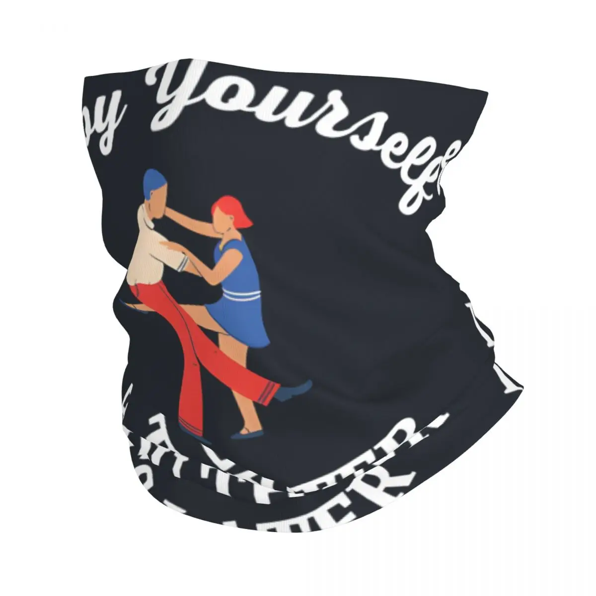 ENJOY YOURSELF It's Later Than You Think Motocross Bandana Neck Cover Printed Tate McRae Face Scarf Balaclava Riding  Windproof