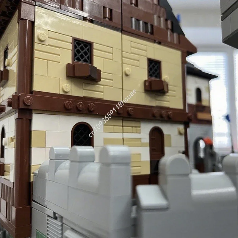 6560ピース MOC モジュール式 ブラックファルコンの城 城の組み立てブロック クリスマス クリエイティブ 手作り DIY ギフト 愛好家へのギフトに最適