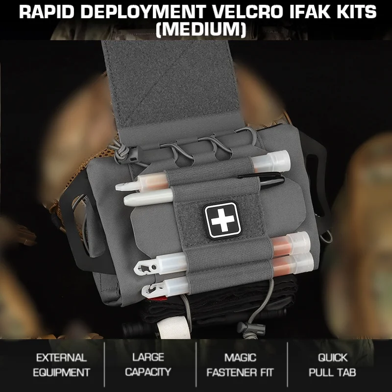 

Outdoor rapid deployment first aid kit, outdoor first aid supplies storage bag, expanded hanging bag