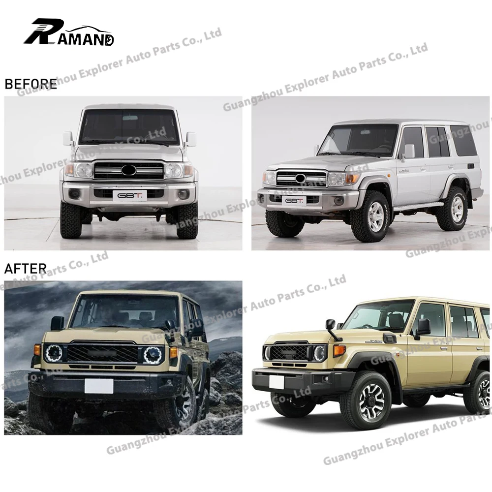 Factory Conversion Kit For Landcruiser LC76 LC70 Upgrade To New Model 2024 Auto Tuning Accessories For Landcruiser 76