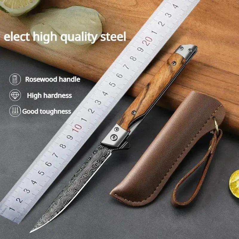 

1 piece fruit knife home folding knife sharp high hardness portable outdoor camping knife delivery