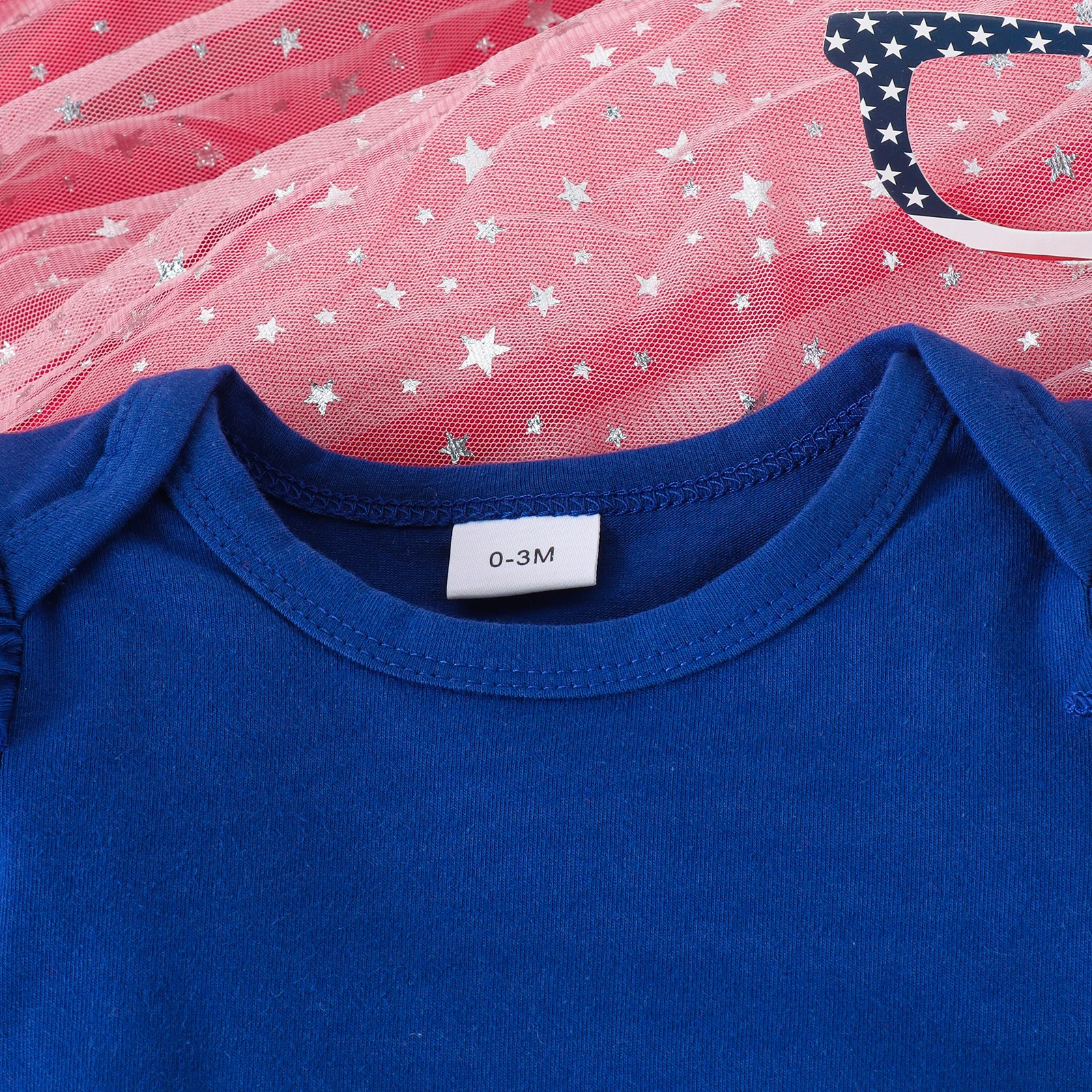 3 قطعة صيف جديد نمط فتاة طفل 0-1 سنة لطيف ومرح الدب رئيس و النسر دمية ختم + حزام تنورة #6