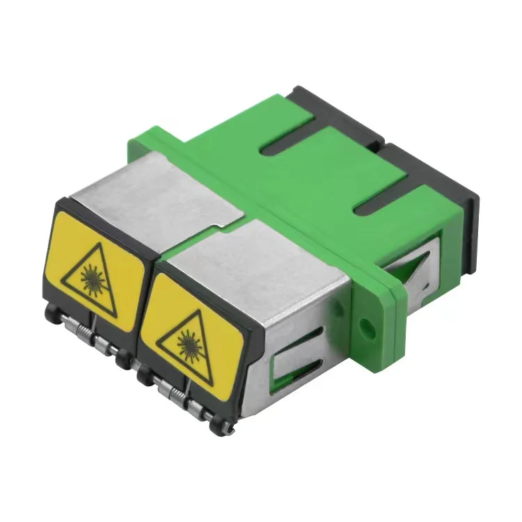 500 шт. SC дуплекс адаптер с затвором металла ftth sc DX муфта SC APC UPC OM3 OM4 OM5 волоконно-оптический разъем Избегайте лазерного ELINK