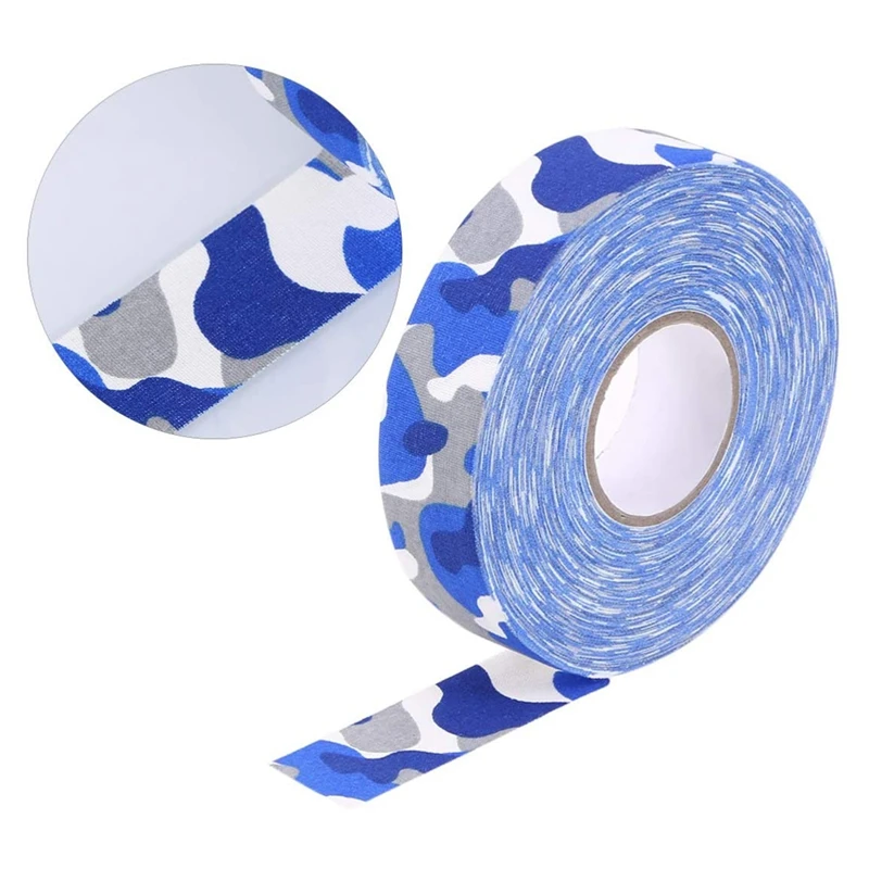 3 Rolls Hockey Tape Cloth Athletic Sports Stick Baseball Tape Easy To Stretch And Tear Cloth Tape For Ice Hockey,Skiing