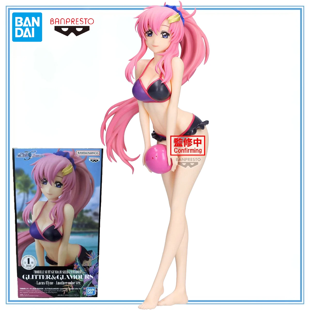 

In Stock Original BANDAI BANPRESTO Prepainted Glitter & Glamours Kidou Senshi Gundam Seed Freedom Lacus Clyne Haro Anime Figure