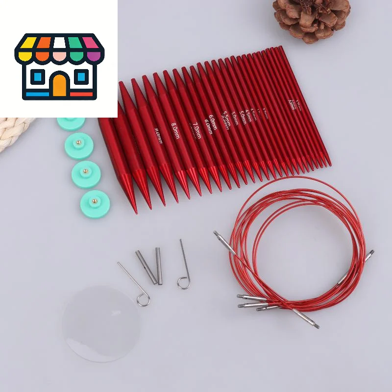 Detachable Circular Interchangeable Knitting Needles Crochet Kit Multifunctional Crochet Hooks Set For DIY Handmade Crafts