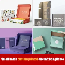 Aircraft Packaging Box, Present Case, Clothing Gift Print Logo, Kraft Paper Shipping Cartons, Customized Color