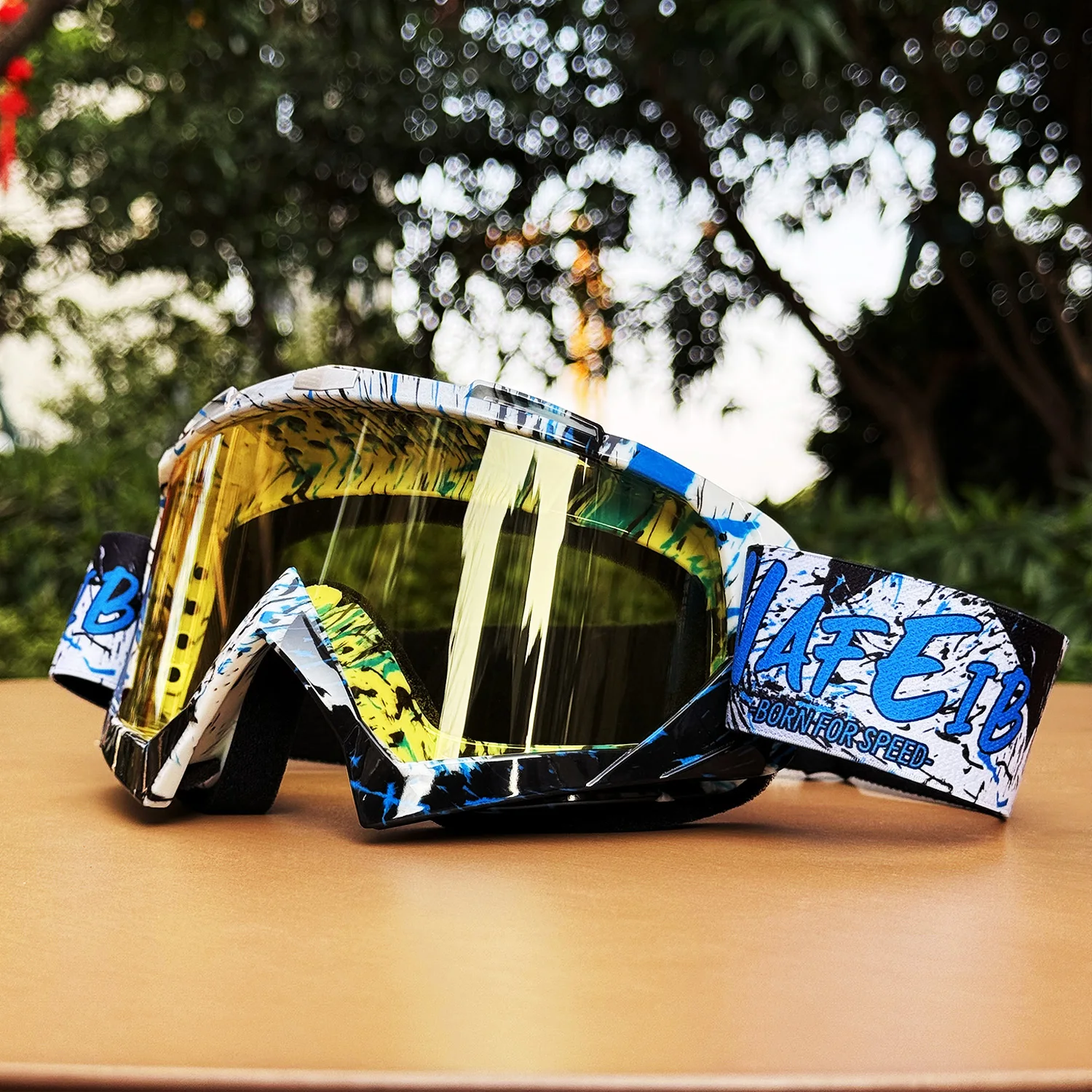 New Unisex Motorcycle Off-Road Goggles, Ski Sports Glasses, Off-Road Helmet Motorcycle Goggles 4