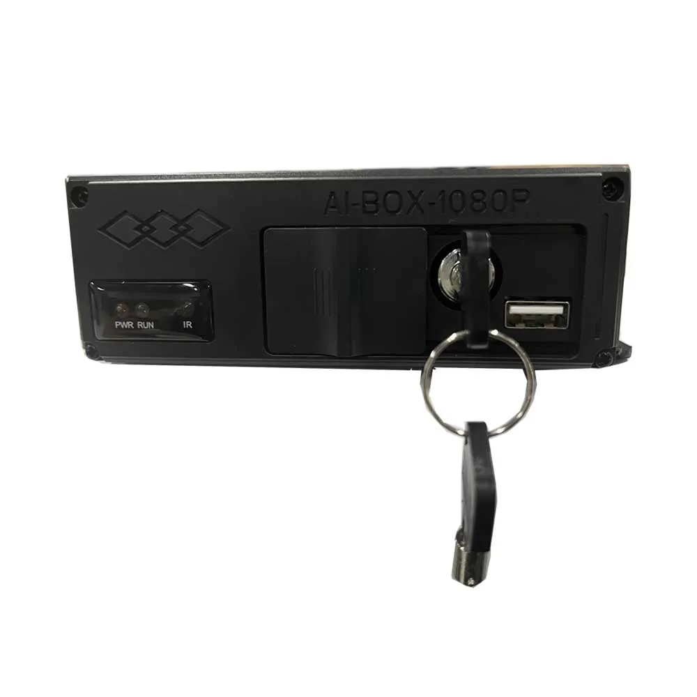 Car AHD DVR 4 Channel 1080P AHD SD Vehicle Mobile DVR Video Recorder Real-Time View Monitor 12-36V