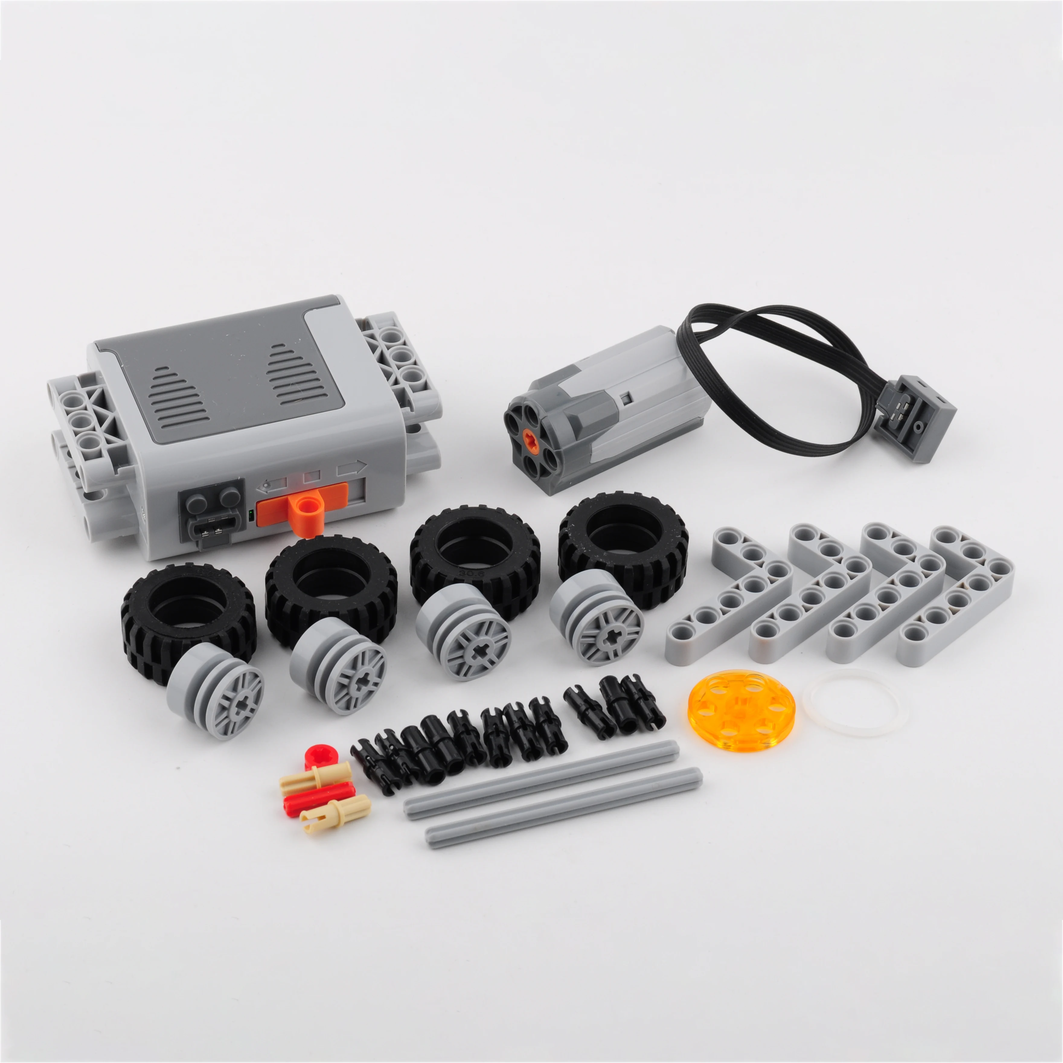 MOC Technische PF Blokken Kit AA Batterij Box M Motor Infrarood Afstandsbediening Compatibel met Legoeds Bouwstenen 8883 8881 Speelgoed