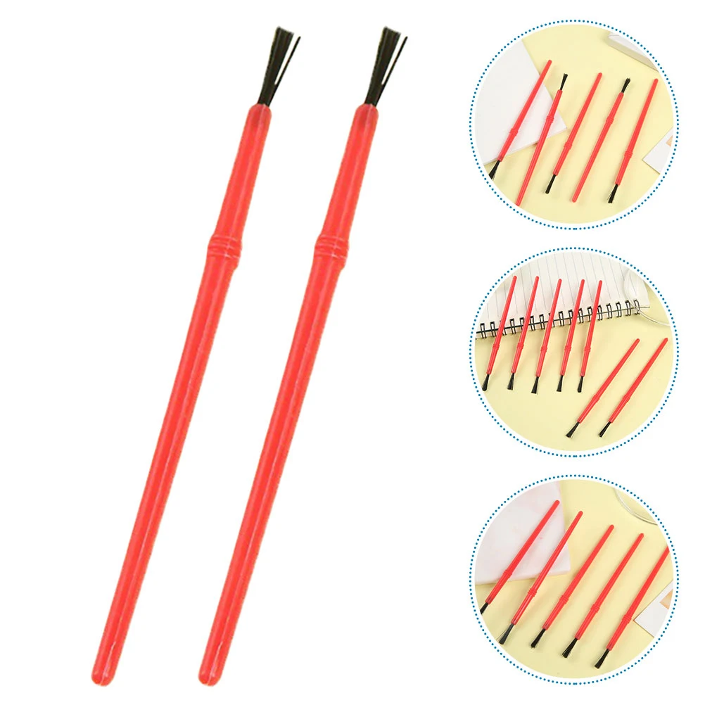 

50pcs Mini Kid Detail Painting Brushes Fine Watercolor Brush Set for Toddler Kids Face Art Safe Soft Bristles Plastic