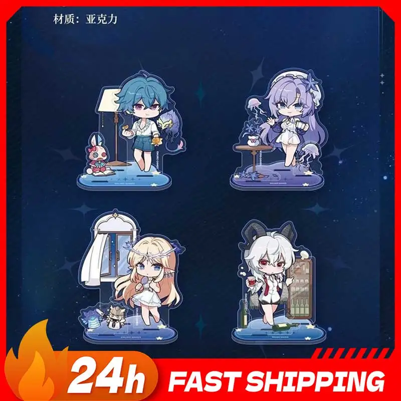 

8 см Wuthering Waves Yogoods Аниме Периферийные устройства Песня средней ночи Брент Акриловая подставка Terra Акриловая подставка Catalisia Toys