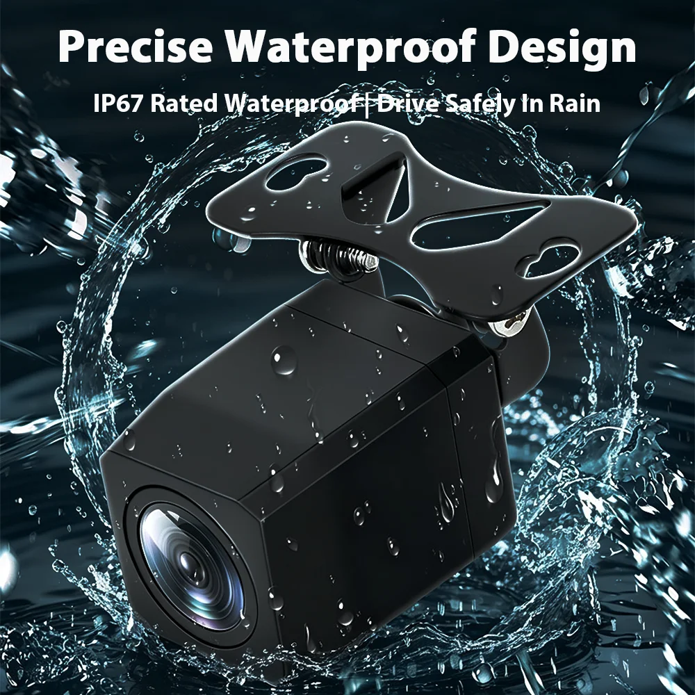 AHD Auto-Rückfahrkamera 1080P Wasserdicht mit 4-Pin / 5-Pin für Auto-Spiegel Dashcam Auto-DVR 2,5mm Anschluss Rückfahrkamera – Detail 1