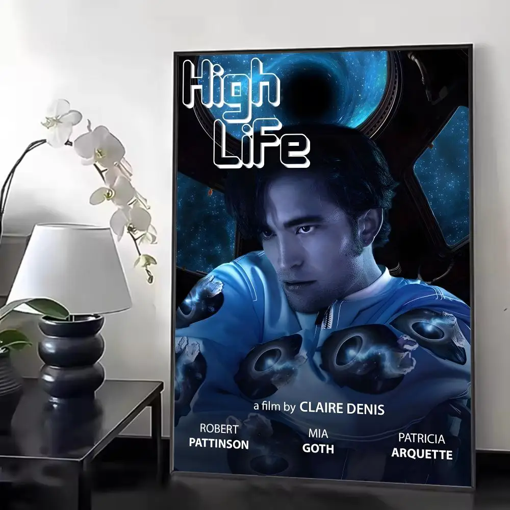Sci-Fi Movie H-high Life Poster Chic Aesthetic Self-Stick Wall Poster Bedroom & Dorm Room Decor