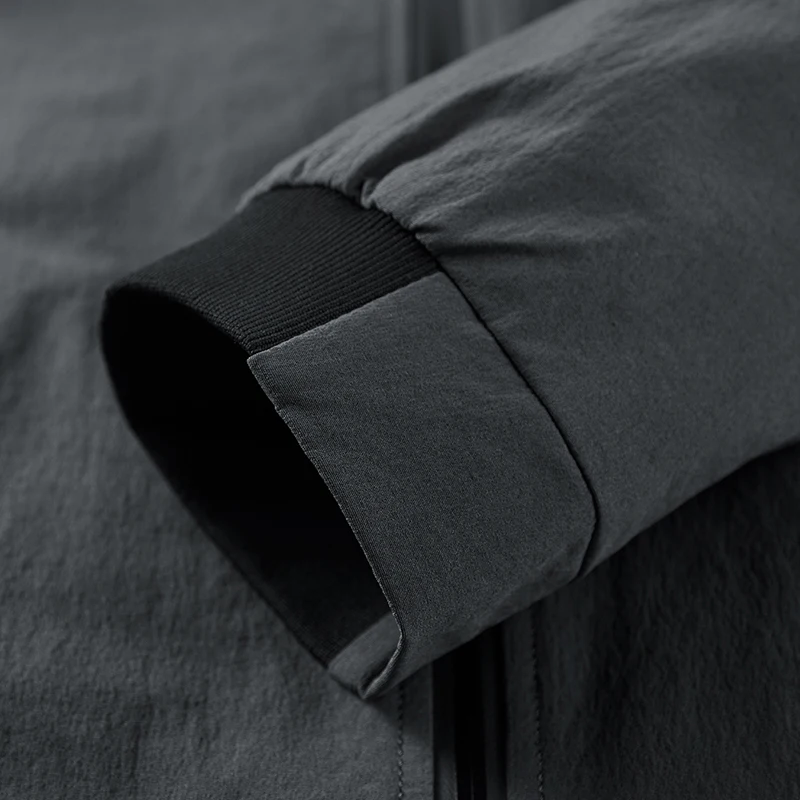 الربيع والخريف الرجال سترة مرنة الرجال في الهواء الطلق سترة عادية تنفس رقيقة أعلى في الهواء الطلق تسلق الجبال سترة فضفاضة #5