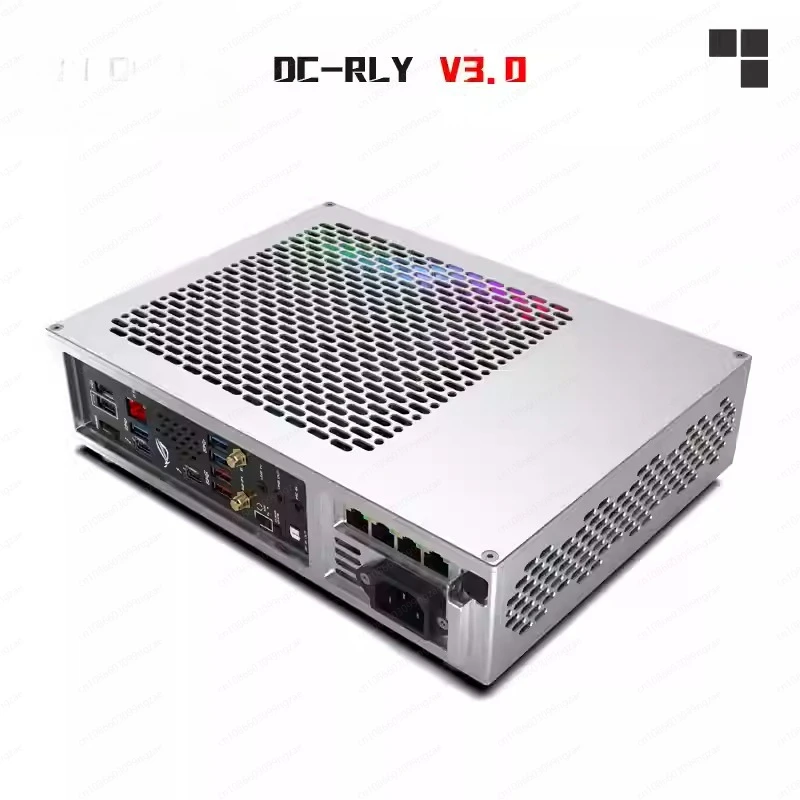 3.16L mini DC-RLY V3 soft routing itx chassis supports internal and external supply